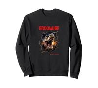 GROOAAHH! Dangerous Like a Dino Peligro Dinosaurio T. Rex Sudadera