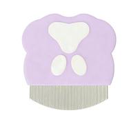 Groom Cat Comb - Stainless Steel Grooming Brush, 15cm Multifunctional Material with Comfortable Handle for Hair Removal and Detangling Cat Care Tool for Long Hair Short Puppy Kitten Bath