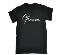 Groom Marriage Wedding Stag Bucks Night Party Soon Gift Birthday Funny Unisex 100% Cotton Short-Sleeve T-Shirts M