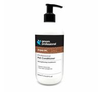 Groom Professional Aceite de argán para perros (4 L) - concentrado de salón con aceite de argán, cuidado profundo para el pelo seco o dañado, restaura el brillo y la fuerza, fabricado en el Reino