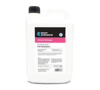 Groom Professional Almond De-Tangling Champú para perros (4 L) - Tamaño de salón 10:1 concentrado, cuidado suave con aceite de almendra, elimina nudos, desodorizante, pelo brillante, calidad del Reino