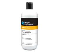 GROOM PROFESSIONAL Banana Sheen Champú para Perros (1 L) - Fórmula 12:1 con extracto de plátano, limpia y nutre el pelaje mate, aporta brillo y suavidad, aroma afrutado, producido en el Reino Unido