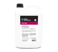 Groom Professional Champú para perros Berry Blast (4 L) - Salón concentrado 10:1 con extractos naturales de bayas, limpieza suave, hidrata, aroma a fruta de larga duración, Reino Unido