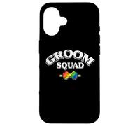 Groom Squad LGBT Pride Gay Bachelor Party Wedding Gifts Carcasa para iPhone 16