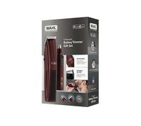 GroomEase Battery Beard & Personal Trimmer Gift Set - Burgundy
