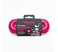 Groomi Cepillo de aseo y aseo para perros, gatos, caballos y conejos, herramienta de aseo suave y eficaz para mascotas, peine ancho y poco profundo, peluquero suave para gatos, perros y caballos,