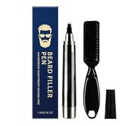 Grooming Beard Pencil, Hairline Filler Pen Tool, 1.5g Long Lasting Cosmetic Stick, Facial Beard Definition Enhancer, Home Salon Barber Use, Men Styling Grooming Solution 11.5cm