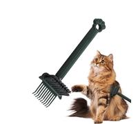 Grooming Brush Cleaner, Hair Care Tool, Cleaning Comb Brush, Detangling Cleaner, Women Hair Grooming Family, Removal Tool, Detangler Comb 18.5x6cm (Yellow Gray Green)