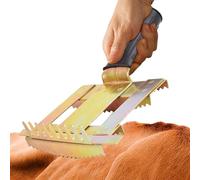 Grooming Brush -Horse Grooming Brush 20x14cm | Livestock Shedding Comb Equine Detangling Tool Durable Iron Farm Brrush Comfortable Grip For Horses Goats Sheep Cattle Pet Stable Outdoor