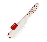 Grooming Brush - Undercoat Thinning Wall Collector, Loose Fluff Collector, Click Release Plate, Top Performance, Veterinary Grade Supply, Large Blue Picker Long Hair Rabbit