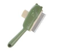 Grooming Comb, Shedding Brush, 8.27x2.95x0.98 Inches, Comfortable Grip Handle Bear Shaped Cleaning Tool Puppy Coat Maintenance, Pet Accessory for Kitten, Salon, Indoor and Outdoor