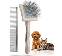 Grooming Dog Slicker Pincel para Poodle de juguete Doodles Small Doodles & Maine Coon Cats - Mejor cepillo para perros para Cockapoo Cavapoo Maltipoo