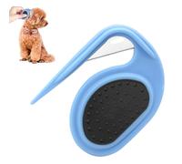Grooming Knife for Long-Haired Pets - Remove Clumps, Mini Portable Pet Hair Trimmer Grooming Comb for Removing Tangled and Loose Hair, Multifunctional Pet Grooming Tools (Blue 1PC)
