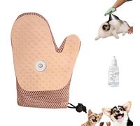 Grooming Mist Glove for Pets, Celery Pets Spray Cat Petting Gloves, Meowvo Pet Hair Removal Glove for Pet Grooming, Reusable Quick De-Shedding Gloves for Couch, Clothing (Pink)