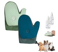 Grooming Mist Glove for Pets, Upgraded Thickened Strong Pet Spray Gloves, Electrostatic Cat Petting Gloves, Pet Hair Removal, Brush Glove for Dogs & Cats and Clothing, Deshedding Tools