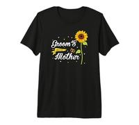 Groom's Fabulous Mother Sunflower Family Wedding Party Camiseta Premium