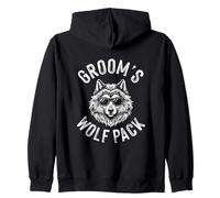 Groom's Wolf Pack Padrinos de boda Equipo de despedida de soltero Sudadera con Capucha