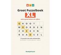 Groot Puzzelboek XL: Extra grote letters en cijfers - 51 puzzels: woordzoekers, kruiswoordpuzzels en sudoku's, met alle antwoorden