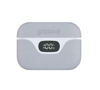 groov e Flex Buds True Wireless - Auriculares inalámbricos - Blancos - con cancelación Activa de Ruido, Funda de Carga de Tela, Llamadas claras, Control táctil, soporta asistentes de Voz