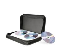 groov e Oxford Cloth - Cartera para CD/DVD con 120 Fundas, Color Negro