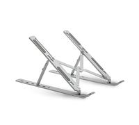 groov e Soporte portátil para Laptop y Tableta, Soporte Plegable para computadora con Ajuste de Altura y ángulo, Almohadillas Antideslizantes, diseño ergonómico, para portátiles, tabletas y