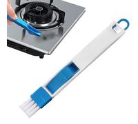 Groove Brush, Slot Cleaner, 7.28in Detachable Dustpan, Multi-Functional Design, Compact Cleaning Tool, Stiff Bristles, Ergonomic Handle for Bathroom, Washbasin, Kitchen, Sink, Keyboard, Window