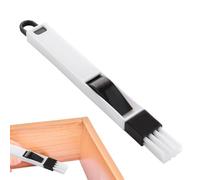 Groove Brush, Slot Cleaner, 7.28in Detachable Dustpan, Multi-Functional Design, Compact Cleaning Tool, Stiff Bristles, Ergonomic Handle for Bathroom, Washbasin, Kitchen, Sink, Keyboard, Window