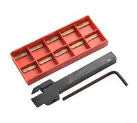 Groove Tool System MGEHR1010-.5 con insertos MGMN150 para control y acabado consistentes de virutas en operaciones de torneado