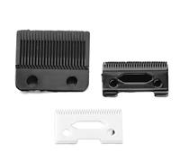 Groove Tooth Diseño único Pro Juego de cuchillas de repuesto for cortadora de cabello con 2 orificios, Compatible con WAHL, Cortadora de cabello, Compatible con Magic, Clip(WB108ACB)