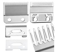 Groove Tooth Diseño único Pro Juego de cuchillas de repuesto for cortadora de cabello con 2 orificios, Compatible con WAHL, Cortadora de cabello, Compatible con Magic, Clip(WB108ACS)