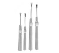 Groover de cuero, 4pcs U V costeo de costura en forma de groover herramienta de artesanía de bricolaje de trabajo de cuero de cuero de cuero kit
