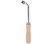Groover Herramienta de Acero para Ranurar Madera de Haya, Cuchillo Ranurador para Suelos de Plástico PVC con 3 Cuchillas de Repuesto, Ergonómico Remachado