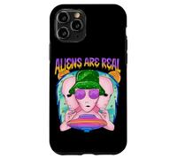 Groovy Alien UFO Retro Vaporwave Graphic Funny Space Carcasa para iPhone 11 Pro