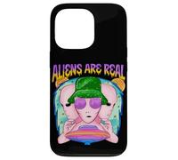 Groovy Alien UFO Retro Vaporwave Graphic Funny Space Carcasa para iPhone 13 Pro