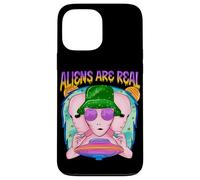 Groovy Alien UFO Retro Vaporwave Graphic Funny Space Carcasa para iPhone 13 Pro Max