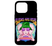 Groovy Alien UFO Retro Vaporwave Graphic Funny Space Carcasa para iPhone 16 Pro