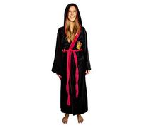 Groovy Bathrobe Bata de Hombre Gryffindor, Harry Potter, Poliéster, Negro, Talla única