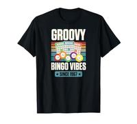 Groovy Bingo Vibes Desde 1967 Bingo Cumpleaños Año de nacimiento Camiseta