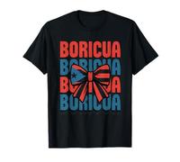 Groovy Boricua Girl Hispanic Heritage Coquette Bow Vibes Camiseta