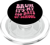 Groovy Bruh Son mis 100 días de Escuela 100 días de Clases PopSockets PopGrip para MagSafe