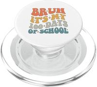 Groovy Bruh Son mis 100 días de Escuela 100 días de Clases PopSockets PopGrip para MagSafe