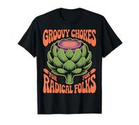 Groovy Chokes - Diseño Retro de alcachofa para radicales Camiseta