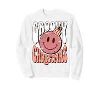 Groovy Christmas Retro Holiday Celebration Sudadera