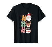 Groovy Christmas Santa Renos muñeco de Nieve ho Vintage años 60 Camiseta