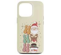 Groovy Christmas Santa Renos muñeco de Nieve ho Vintage años 60 Carcasa para iPhone 13 Pro