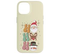 Groovy Christmas Santa Renos muñeco de Nieve ho Vintage años 60 Carcasa para iPhone 14
