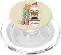 Groovy Christmas Santa Renos muñeco de Nieve ho Vintage años 60 PopSockets PopGrip para MagSafe