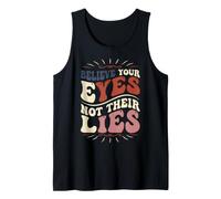 Groovy Cree Tus Ojos No Sus Mentiras Derechos Humanos Camiseta sin Mangas