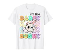 Groovy Dad Easter I'm The Daddy Bunny Matching Family Easter Camiseta
