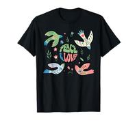 Groovy Día Mundial de la Paz Paz Pájaro Día Internacional de la Paz Camiseta
